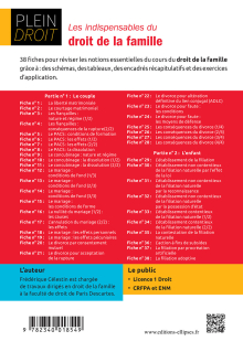 Les Indispensables du droit de la famille
