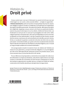 Histoire du droit privé - 2e édition