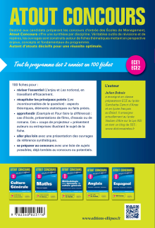 Économie, Sociologie et Histoire du monde contemporain (ESH) - concours d'entrée aux grandes écoles - ECE1 et ECE2 - 100 fiches