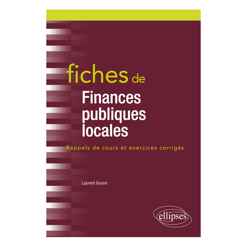 Fiches de Finances publiques locales