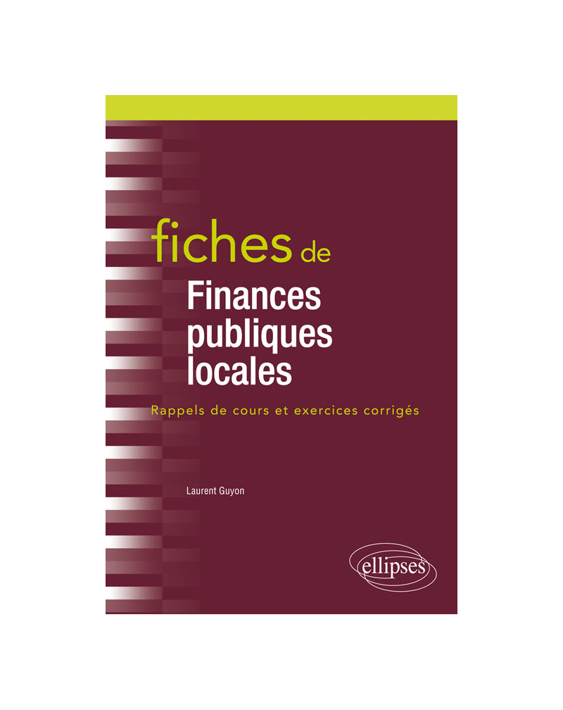 Fiches de Finances publiques locales