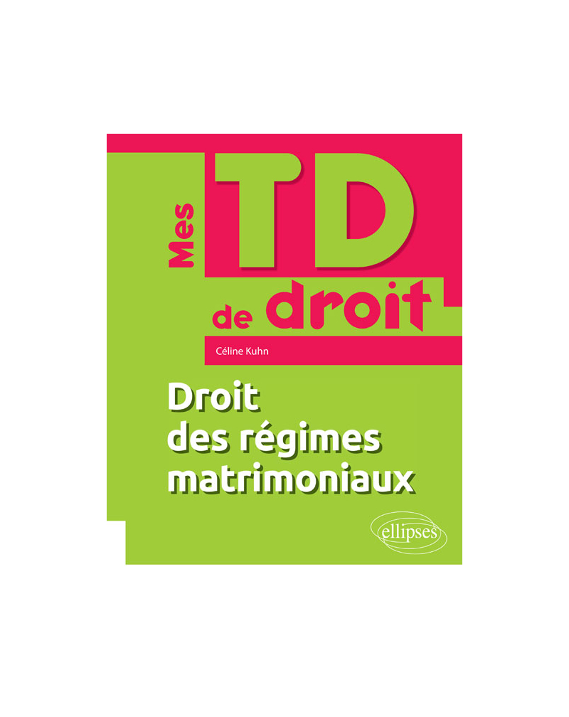 Droit des régimes matrimoniaux