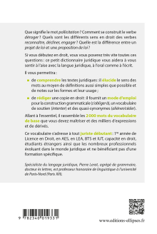 Vocabulaire du juriste débutant. Décrypter le langage juridique - 2e édition