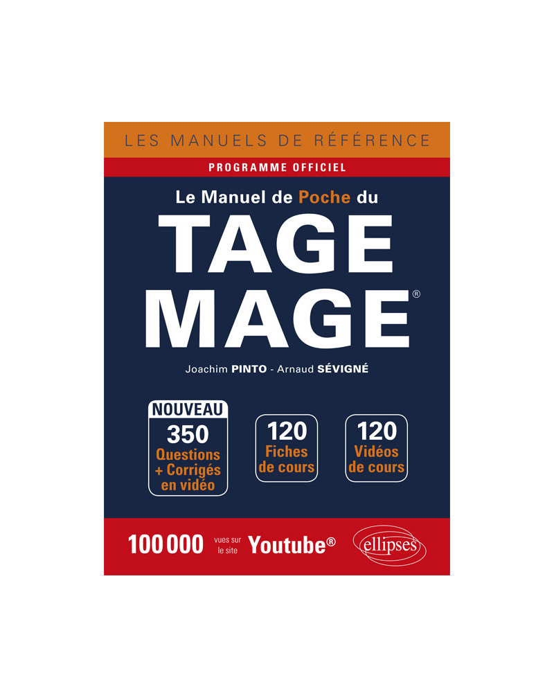 Le Manuel de poche du Tage Mage® - 120 fiches de cours, 350 questions + corrigés en vidéo