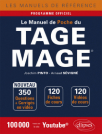 Le Manuel de poche du Tage Mage® - 120 fiches de cours, 350 questions + corrigés en vidéo