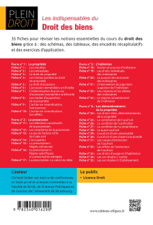Les indispensables du droit des biens