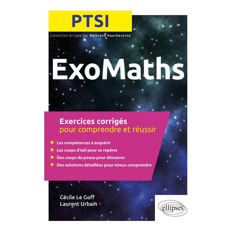 Maths PTSI - Exercices corrigés pour comprendre et réussir
