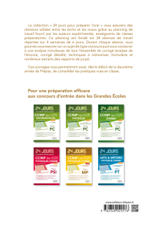 Physique 24 jours pour préparer l'oral du concours Mines-Ponts - Filière MP - 2e édition actualisée