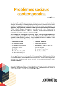 Problèmes sociaux contemporains - 4e édition