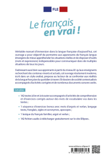 FLE (Français langue étrangère). Le français en vrai ! Pour communiquer au quotidien [B1-C1] (avec fichiers audio)