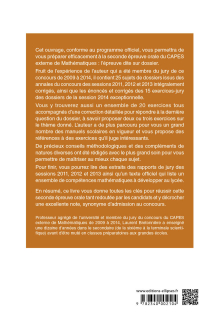 L'épreuve orale sur dossier de mathématiques - Capes MATHS