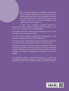 Géométrie pour le capes de mathématiques
