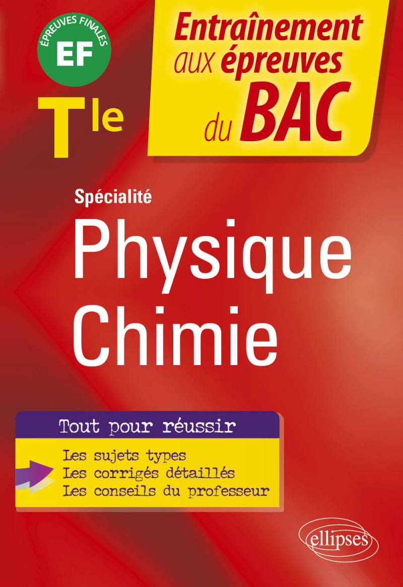 Spécialité Physique-chimie - Terminale - Épreuve finale