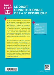 Le Droit constitutionnel de la Ve République