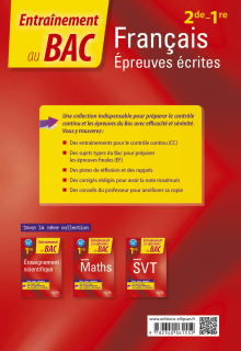 Français. Seconde-Première. Epreuves écrites - Épreuve finale