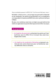 Espagnol. DELE A2. Kit de Survie. Grammaire, vocabulaire, exercices corrigés