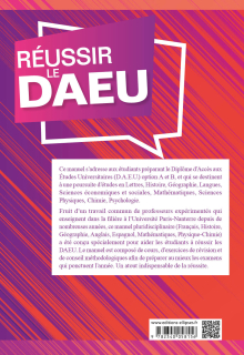 Réussir le DAEU - Tout-en-un - Option A et B