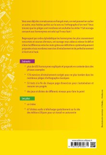 FLE (Français langue étrangère). Spécial homonymes. Exercices corrigés et dictées audio. B1-B2 (avancé)