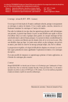 Statistique - Visualisation et analyse statistique de données - Concepts de base, tableur, statistiques à 1 et 2 variables