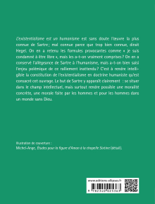 Sartre, L'existentialisme est un humanisme