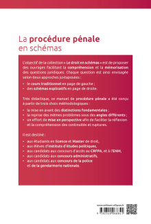 La procédure pénale en schémas - À jour des lois du 22 décembre 2021 pour la confiance dans l'institution judiciaire et du 24 janvier 2022 relative à la responsabilité pénale et à la sécurité intérieure - 4e édition