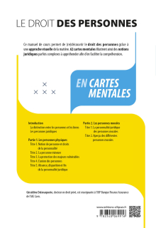 Le droit des personnes en cartes mentales