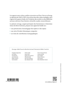 Culture, médias, pouvoirs aux État-Unis et en Europe occidentale, 1945-1991