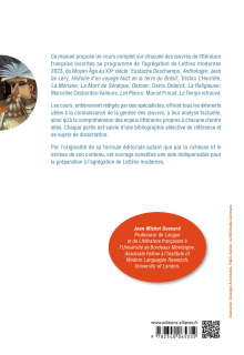 Agrégation de Lettres 2023 - Tout le programme du Moyen Age au XXe siècle en un volume.