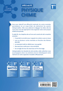 Spécialité Physique-Chimie - Terminale - 22 cartes mentales et 104 exercices corrigés