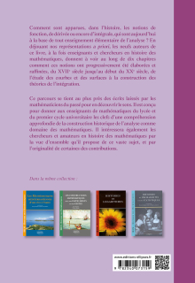 Histoires de calcul infinitésimal - De l'étude des courbes aux dérivées et aux intégrales