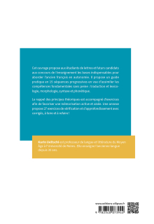 Préparer l'épreuve d'ancien français - Licence, Capes, Cafep, Agrégation de Lettres Modernes - 2e édition