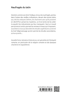 Naufragés du latin - Ce livre est le vôtre !