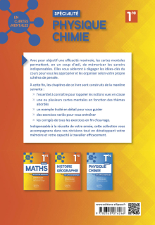 Spécialité Physique-Chimie - Première - 16 cartes mentales et 112 exercices corrigés