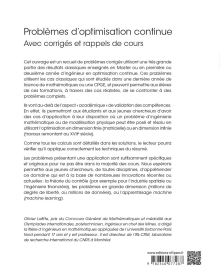 Problèmes d’optimisation continue - Avec corrigés et rappels de cours