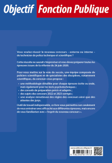 Réussir le concours de technicien de police technique et scientifique de la police nationale (concours externe et interne)