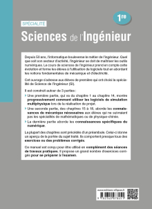 Spécialité Sciences de l'Ingénieur - Première - Cours, exercices et problèmes corrigés