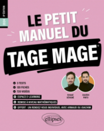 Le Petit Manuel du TAGE MAGE - 3 tests blancs + 120 fiches de cours + 600 questions + 600 vidéos - 8e édition - édition 2024