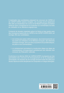 CAPES Anglais - Epreuve écrite disciplinaire - La composition - Session 2024 - Préparation et sujets corrigés