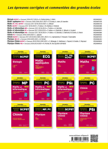 Biologie. Géologie. BCPST. Annales corrigées et commentées. Concours 2021-2022-2023