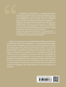 Le vocabulaire de Marx
