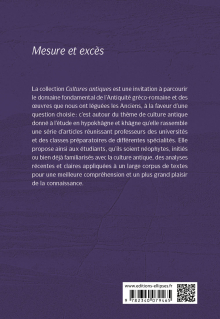 Cultures antiques - Mesure et excès