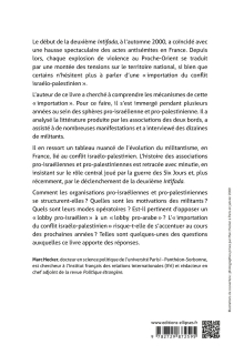 Intifada française ? De l'importation du conflit israélo-palestinien