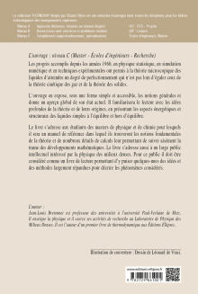 Théorie microscopique des liquides. Physique statistique, interactions, équations intégrales, systèmes hors d’équilibre,   modélisation. MILIEUX CONTINUS (niveau C)