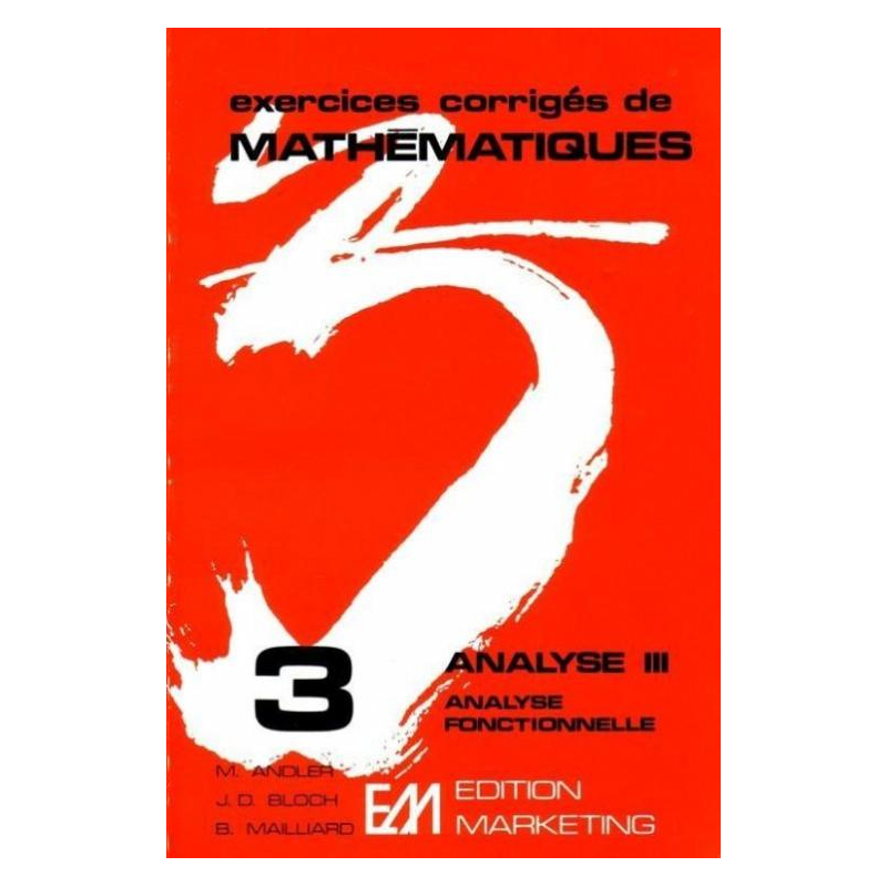 Exercices corrigés - ABM 3 Analyse III