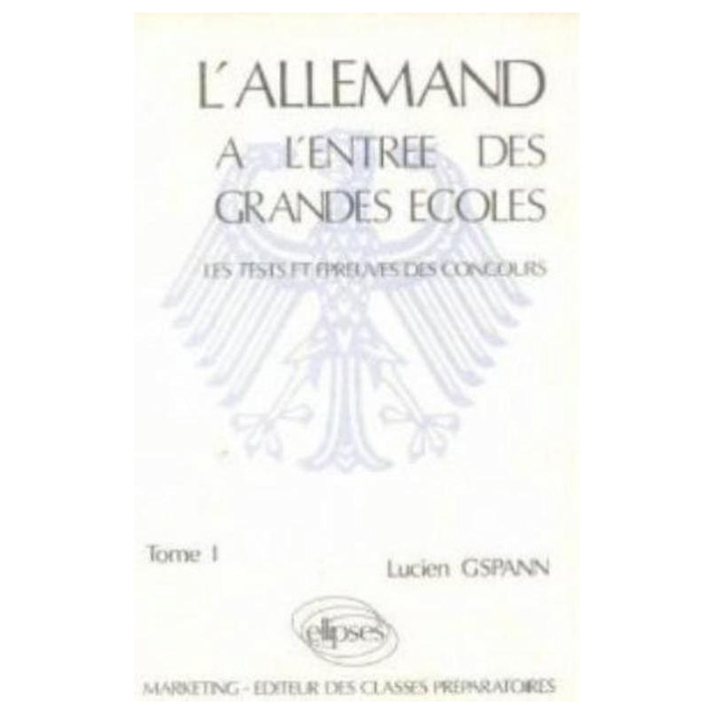 Allemand tome 1 (L')