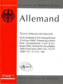 L'Allemand tome 7 épreuves 84/89