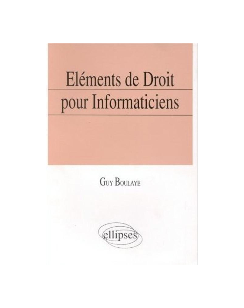 Éléments de droit pour informaticiens