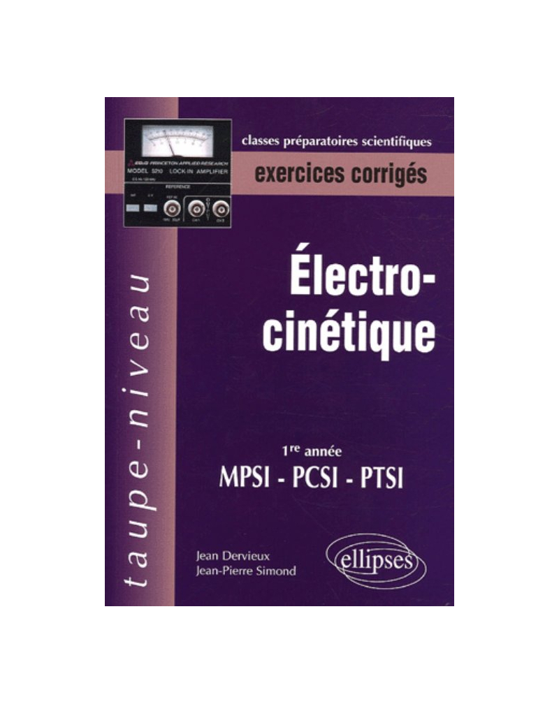 Electrocinétique - 1re année  MPSI-PCSI-PTSI