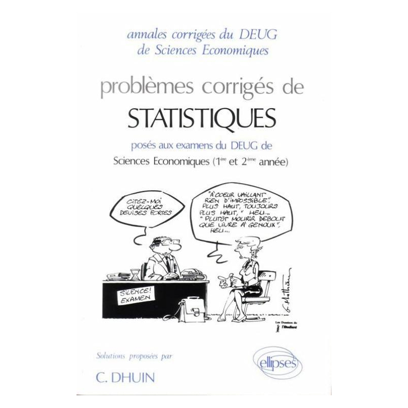 Mathématiques DEUG Sciences Economiques 1988-1990 - Statistiques et informatique