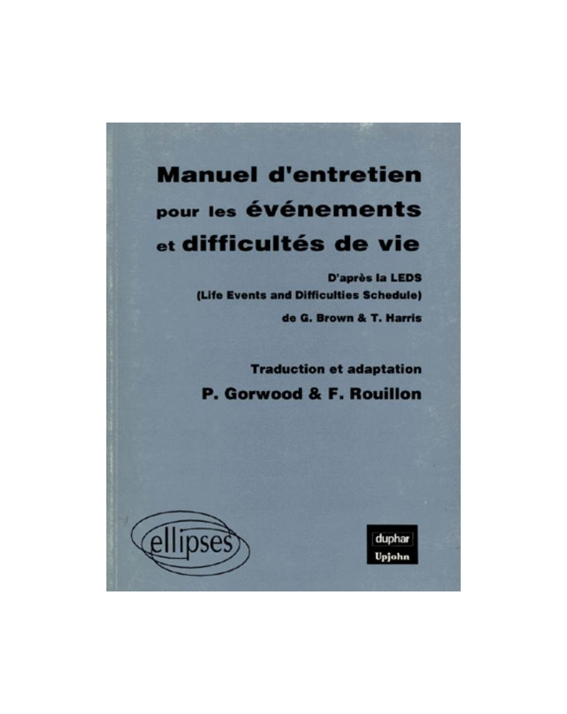 MAN.ENTRET.EVEN.DIFF.VIE